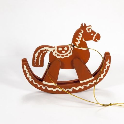 Елочные игрушки - Лошадка на качалке 360-5 - Idh фото 4