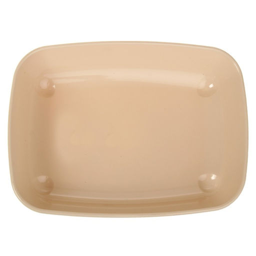 Туалет округлый без сетки 33,5 х 25 х 6 см, бежевый - Simaland фото 2