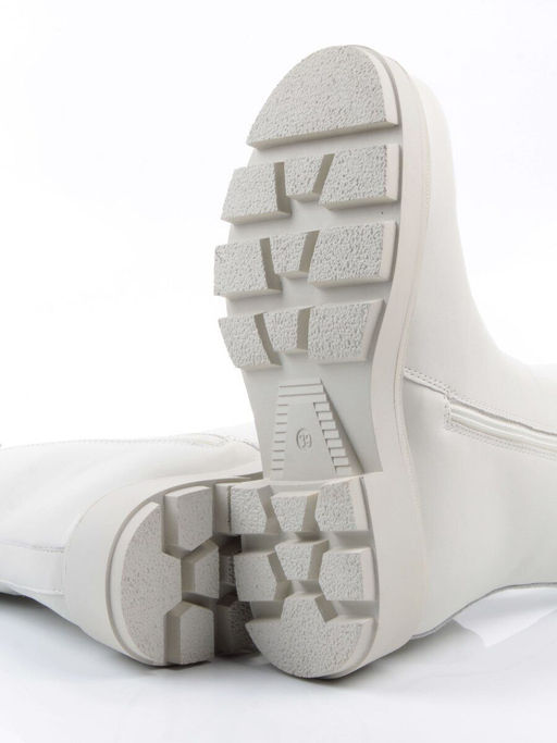 04-PAX24-2Z MILK Ботинки зимние женские (натуральная кожа, 100% шерсть)