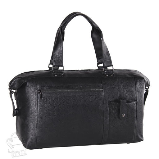 Сумка дорожная кожаная 8059G black S-Style в Новосибирске
