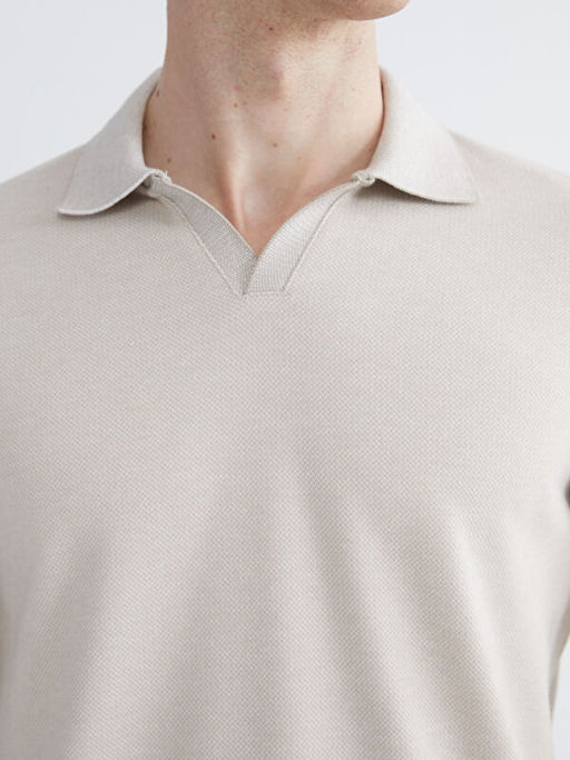 Polo Yaka Erkek Sweatshirt