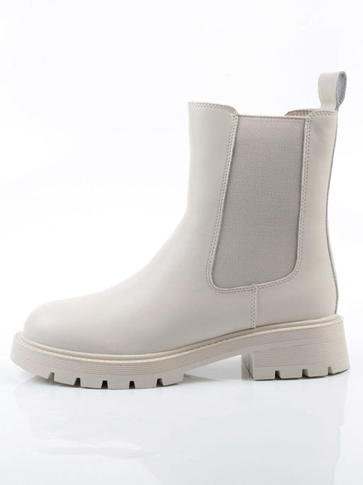 04-PAT177-2Z MILK Ботинки зимние женские (натуральная кожа, 100% шерсть)