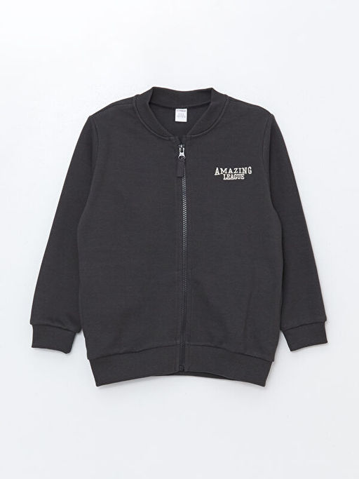 Bisiklet Yaka Bask?l? Erkek Bebek H?rka ve E?ofman Alt 2li Tak?m - Waikiki фото 2