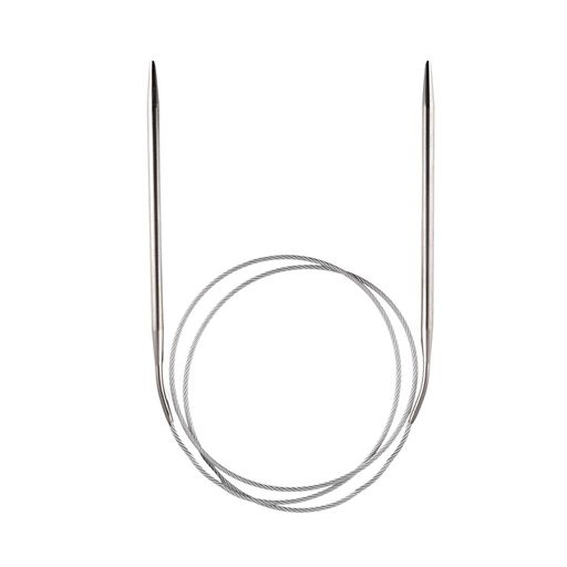 Спицы GAMMA круговые MKG сталь d 5.0 мм 80 см 1 шт с металлической леской фото 4