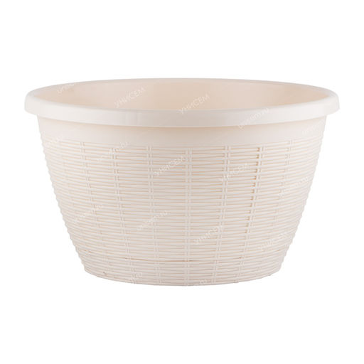 Горшок подвесной 4,5л Кремовый БЕЗ подвесов (уп.20)