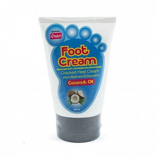 Banna Foot Cream Coconut, 120 ml - Крем от трещин на пятках и локтях Кокос