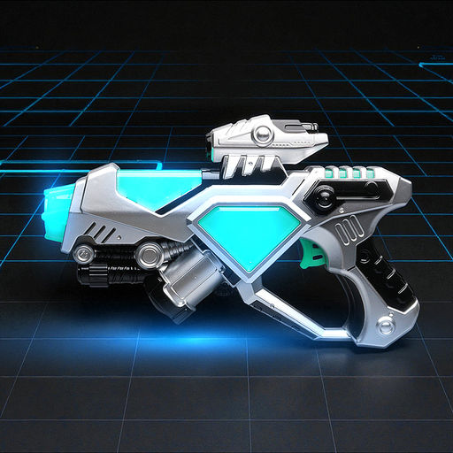 Набор оружия "Зеленая миля" (свет, звук) на батарейках, в коробке