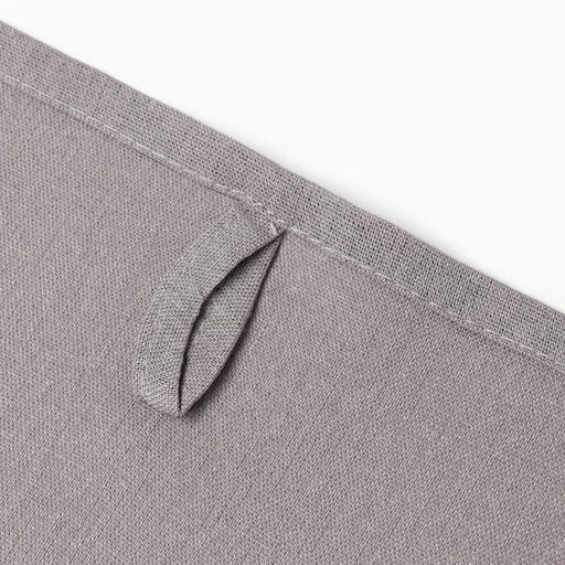 Полотенце Этель ECO, цвет серый, 40х66 см, 70% хл, 30% лён, 190 г/м2  фото 5