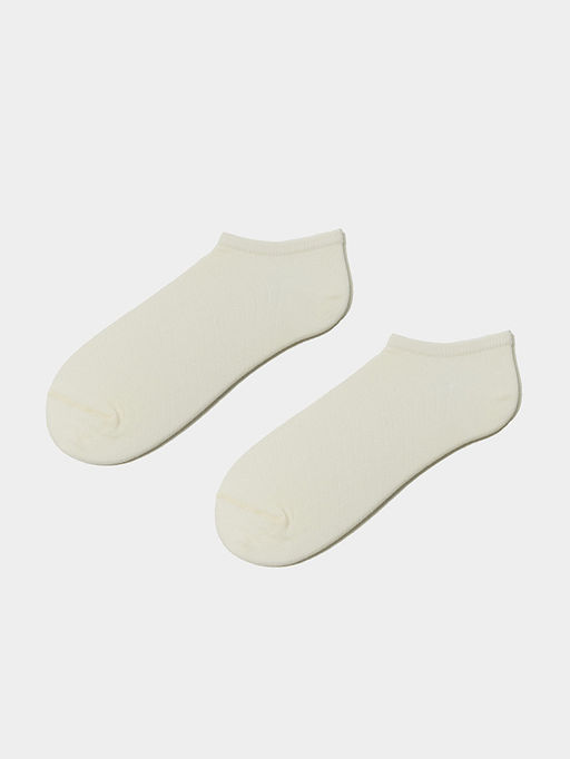 Цена за 5 пар! Носки женские в бело-молочном цвете с рисунком в виде ромбов - Mark formelle фото 3