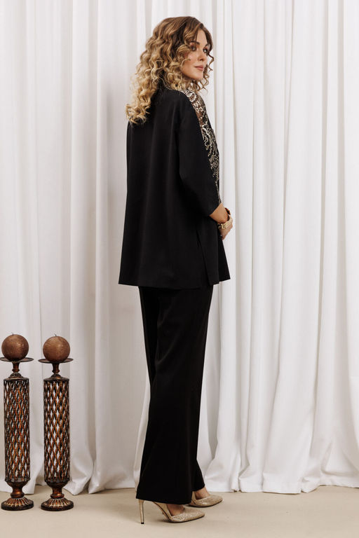 Блуза Gizart 15401 черный, золото