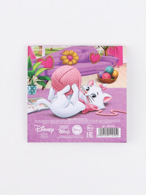 Цена за 20 шт. Блокнот «Принцессы» 10×10 см, 16 листов МИКС