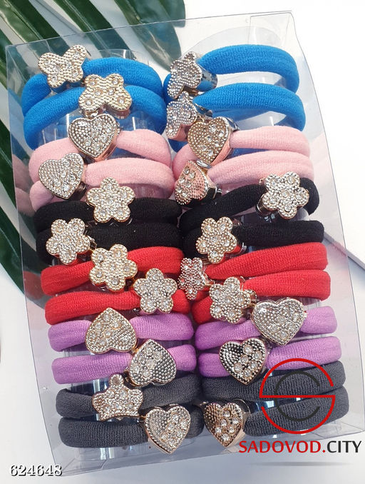 Резинки для волос, 24 шт - Bruno фото 2