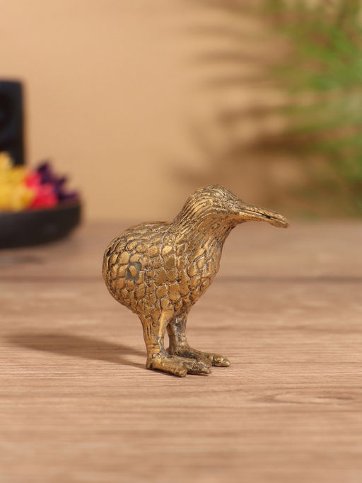 Сувенир «Киви», 6×2.5×5 см, бронза