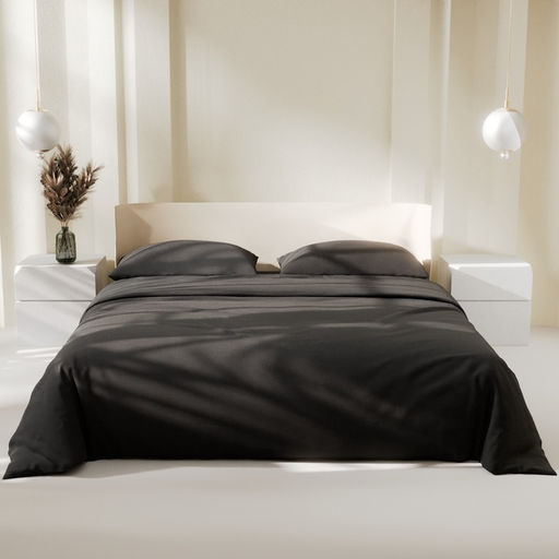 Постельное бельё Этель Дуэт Black night 143х215-2 шт, 220х240, 50х70-2 шт, 100% хлопок, поплин 125г/м2 фото 8