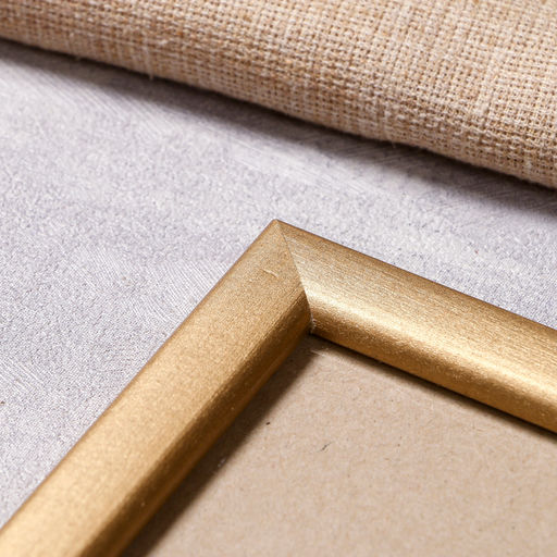 Фоторамка для фото 40×40 см Samoa, сосна, (пластиковый экран), золото