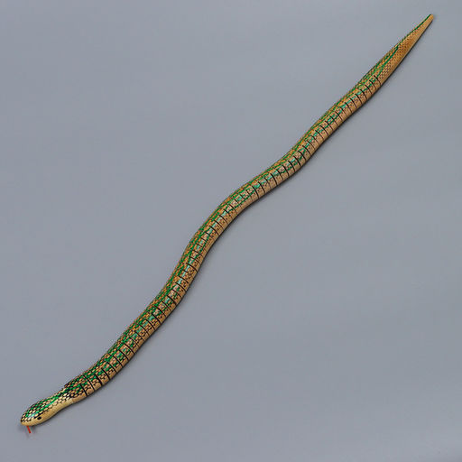 Деревянная игрушка «Змея», 70 × 2 × 2 см