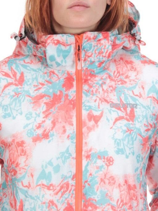 W1605-2 PINK PRINT Куртка горнолыжная женская ERUITOR (100 гр. холлофайбера) - Fashion фото 10