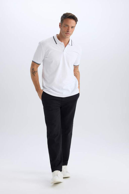 Regular Fit Normal Kesim Yazl?k Pamuklu Jogger Pantolon - Defacto фото 3