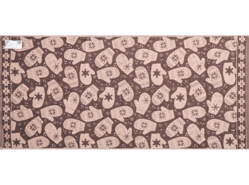 6с102.411ж1 Варежки (капучино1) Полотенце махровое 67х150см