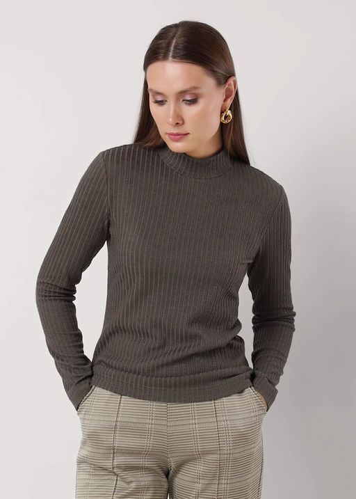 Водолазка жен. (ЧЗ) хаки 157014/182тро - Clever wear фото 2