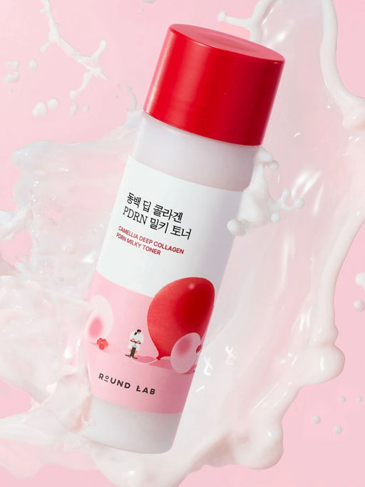 ROUND LAB Увлажняющий молочный тонер с экстрактом камелии и PDRN / Collagen Camellia, 150 мл