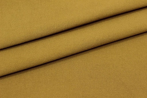 Плательный хлопок цв.Темная горчица, ш.1.46м, хлопок-100%, 150гр/м.кв - Купава фото 3