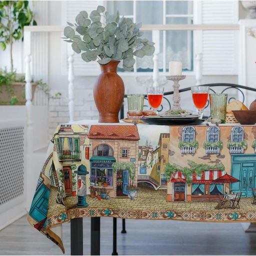 Скатерть «Этель: Италия», 220×150 см, 100% хлопок, саржа 190 г/м²