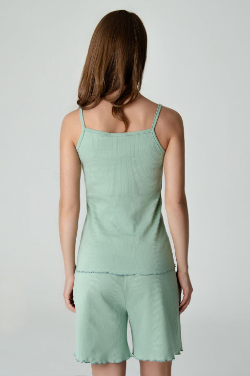 Арт.9177/1 Пижама с шортами 44-50 (4 шт) Цвет:полынь - Калинка фото 4