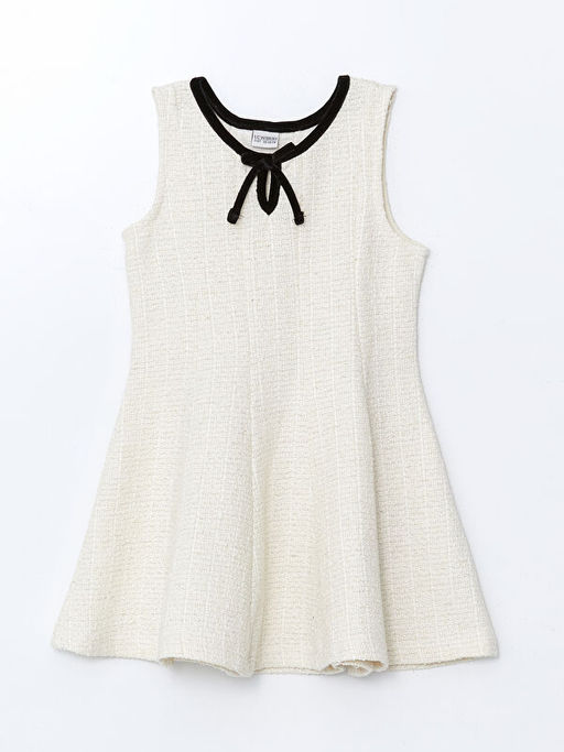 Bisiklet Yaka K?z ?ocuk T?vit Elbise