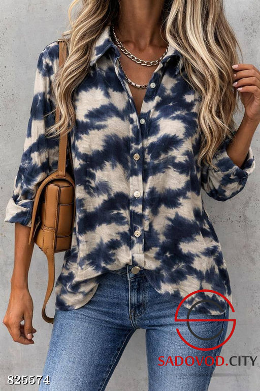 Рубашка женская с принтом