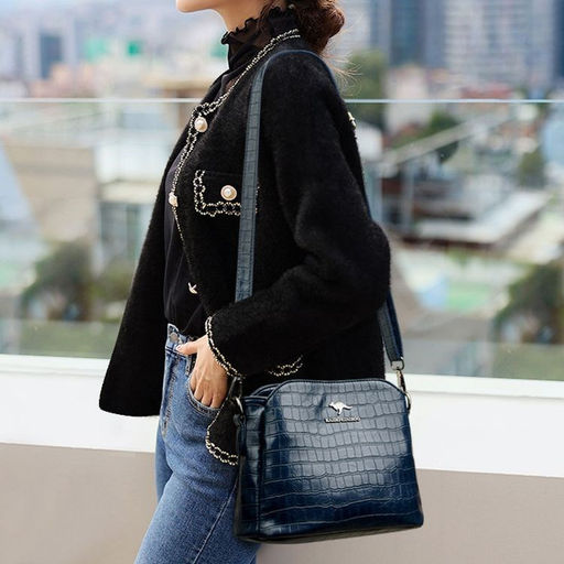 KAIDIFEINIROO Сумка женская с двумя ремнями 8172 фото 7