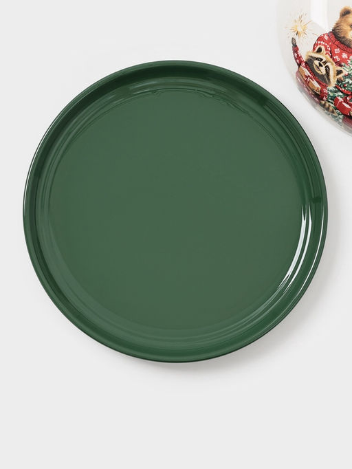 Блинница новогодняя Доляна Сказки зимнего леса, 23.5?9.7 см, доломит, белая  фото 11