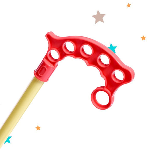 Каталка на палке «Световой самолётик», световые и звуковые эффекты, цвета МИКС