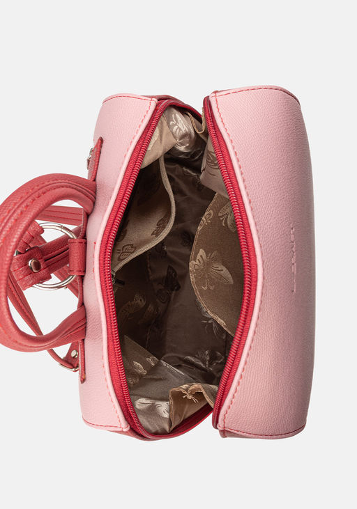 Рюкзак Модель №1528 | кожзам | гладкий | красный розовый | Р831-9 | 32592 - L-craft фото 5