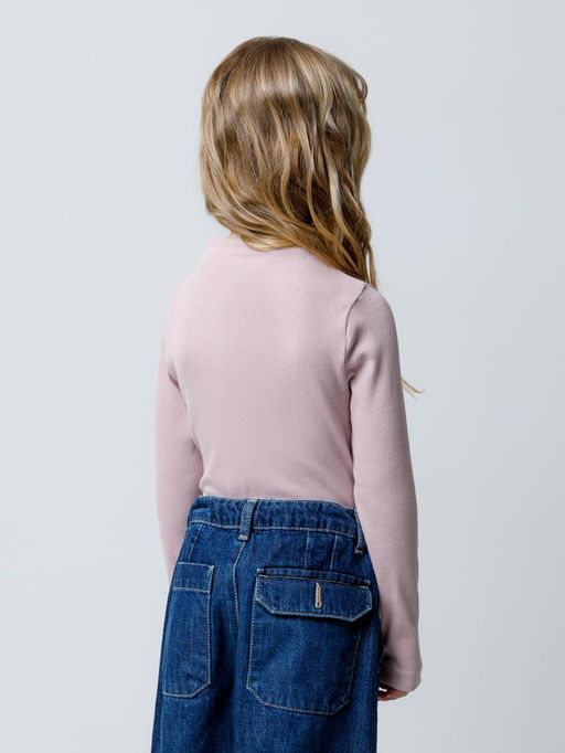 КР 302674/розовый лед джемпер (водолазка) для дев