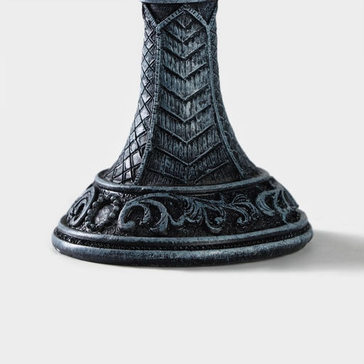 Бокал средневековый «Дракон», 200 мл, 8×19 см, нержавеющая сталь, синий