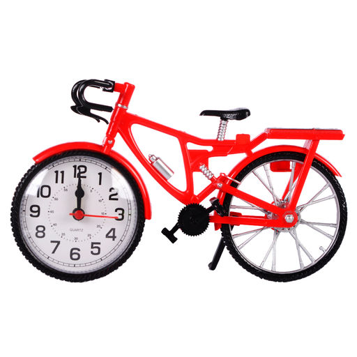 Часы настольные Велосипед 22х7,5х12,5 см / 7695-1 /уп 144/микс
