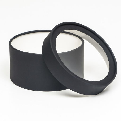 Подарочная коробка Black,чёрная, завальцованная с окном, 16 х 10 см
