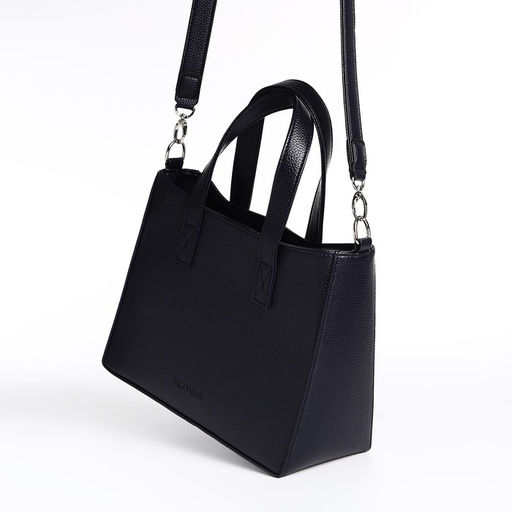 Сумка женская TEXTURA, тоут, средний размер, цвет синий  фото 6