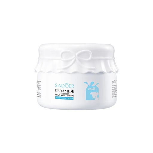 SADOER Осветляющий крем протеины молодости Ceramide Milk Whitining для всех типов кожи лица, 120гр  фото 5