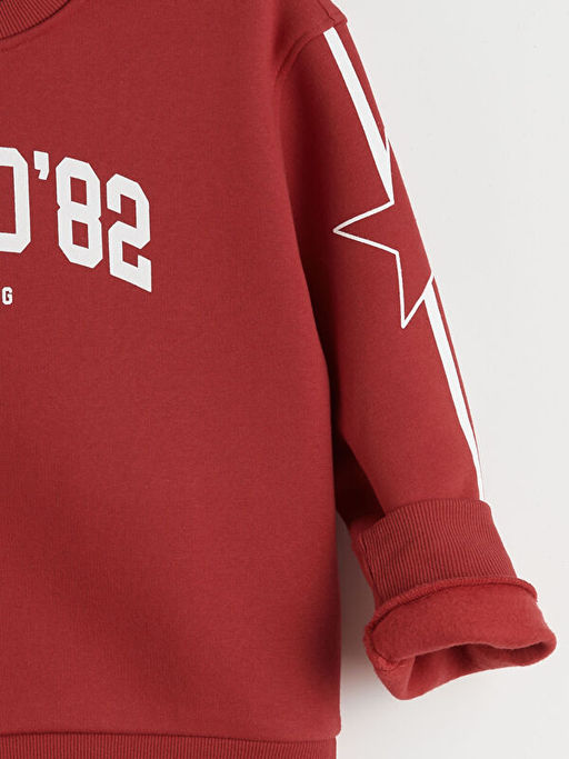 Bisiklet Yaka Tokyo Bask?l? K?z ?ocuk Sweatshirt