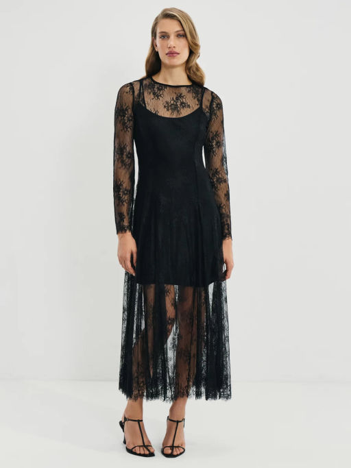 Платье миди из кружева / Zarina