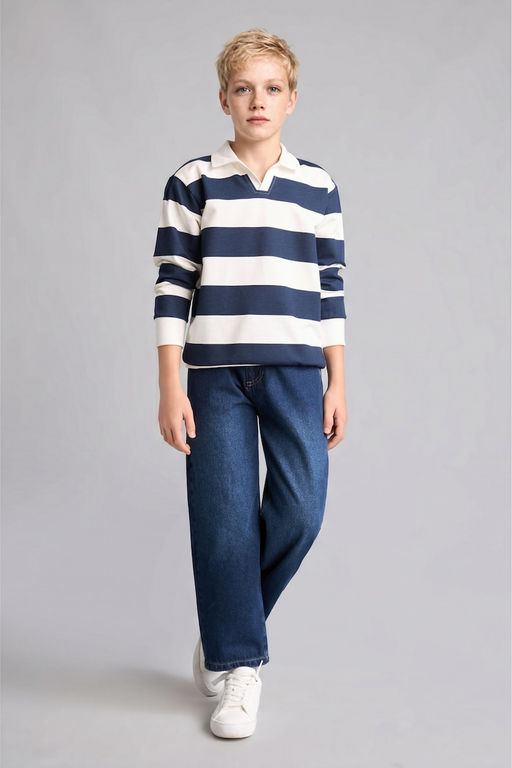 Pamuklu Regular Fit Sweatshirt Erkek _ocuk - Defacto фото 2