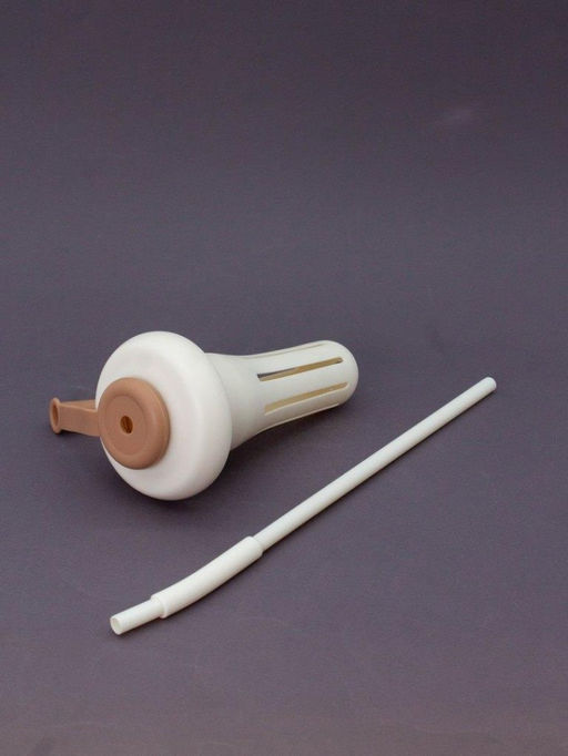 Бутылка с трубочкой "Ice cream" коричневая, 1400 мл