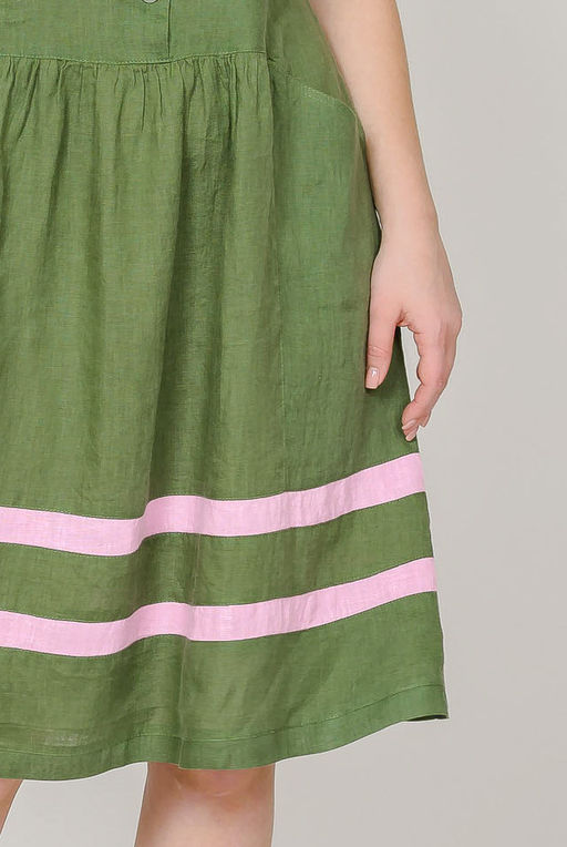 Платье 100% лен