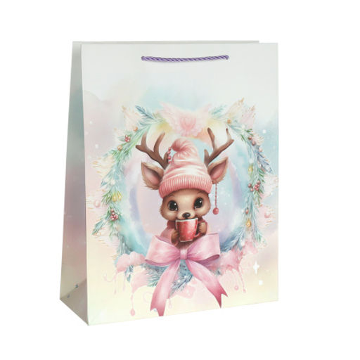 Пакет подарочный 26х32х10 / 6062-M /уп 12/480/ микс Новый год - Галеонтрейд фото 4