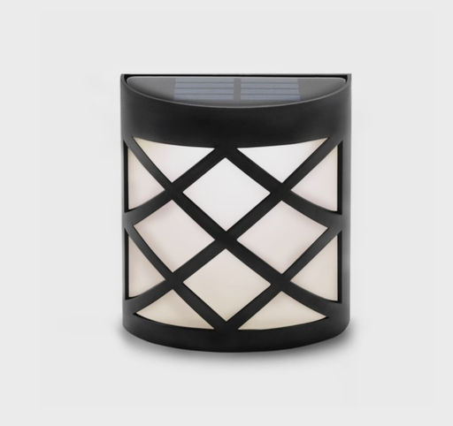 Светильник садовый настенный на солнечной батарее 10х11 см / PM-059 /уп 100/