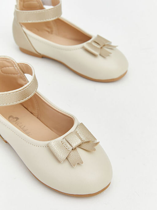 Fiyonklu C?rt C?rt Kapamal? K?z ?ocuk Babet