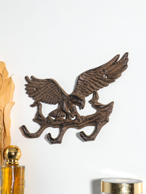Крючки декоративные чугун "Орёл на ветке" 17х12,5х2 см
