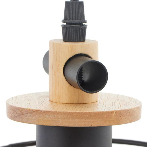 Светильник BayerLux 88307/1 E27 40 Вт черный 17×17×29-129 см